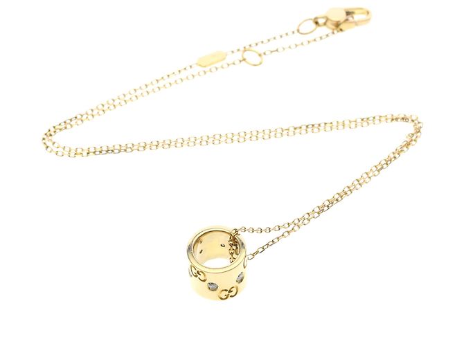 Collar Gucci Icon en oro rosa y diamantes - vista 13