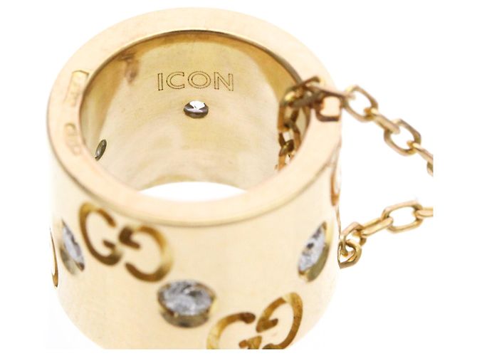 Collar Gucci Icon en oro rosa y diamantes - vista 7