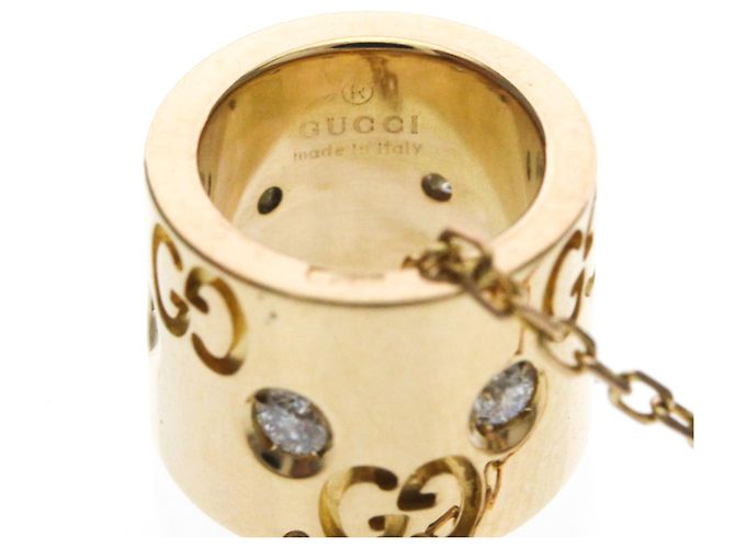 Collar Gucci Icon en oro rosa y diamantes - vista 8