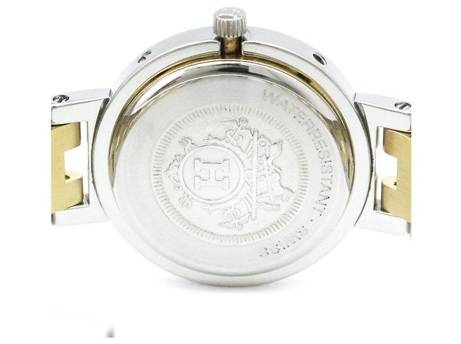Hermès Reloj de Cuarzo Hermes Clipper de Acero Inoxidable Chapado en Oro - vista 6