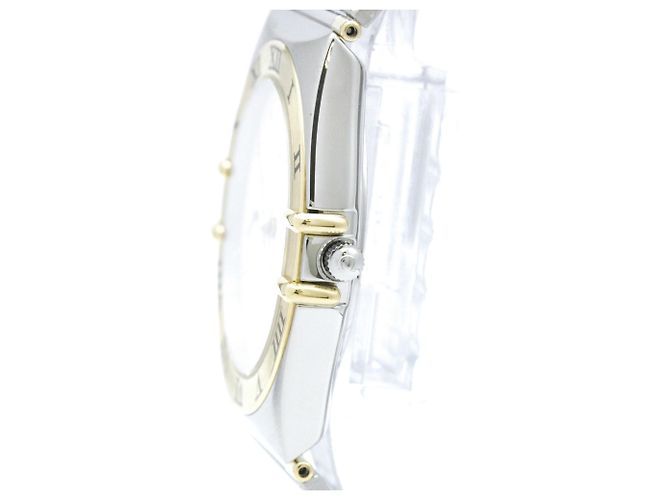Relógio de pulso Omega Constellation 18K Gold e aço inoxidável Quartz - vista 4
