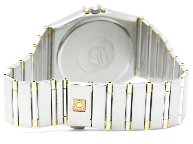 Relógio de pulso Omega Constellation 18K Gold e aço inoxidável Quartz - vista 5