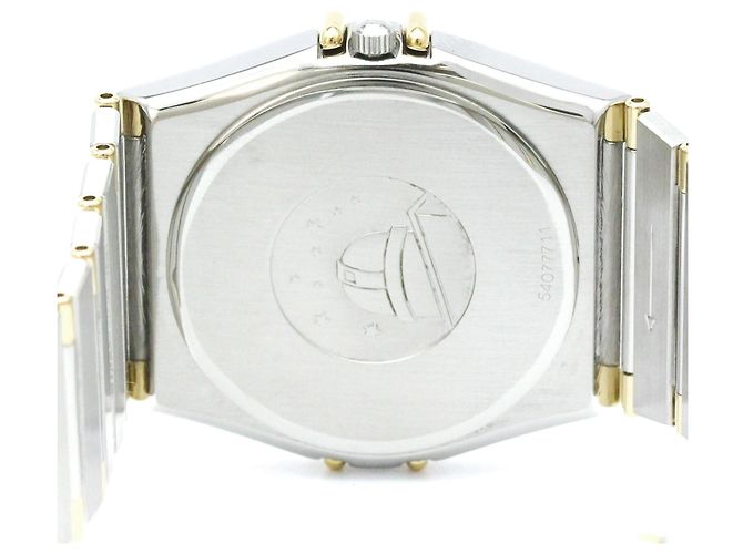 Relógio de pulso Omega Constellation 18K Gold e aço inoxidável Quartz - vista 6