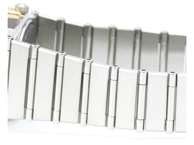 Relógio Omega Constellation para mulher em aço e ouro 18K - vista 3