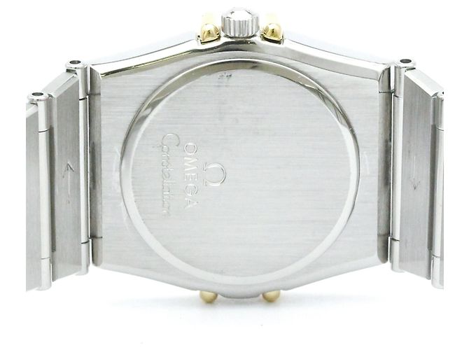 Relógio Omega Constellation para mulher em aço e ouro 18K - vista 6