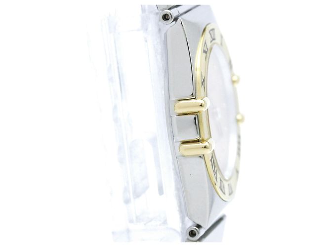 Relógio Omega Constellation para mulher em aço e ouro 18K - vista 8