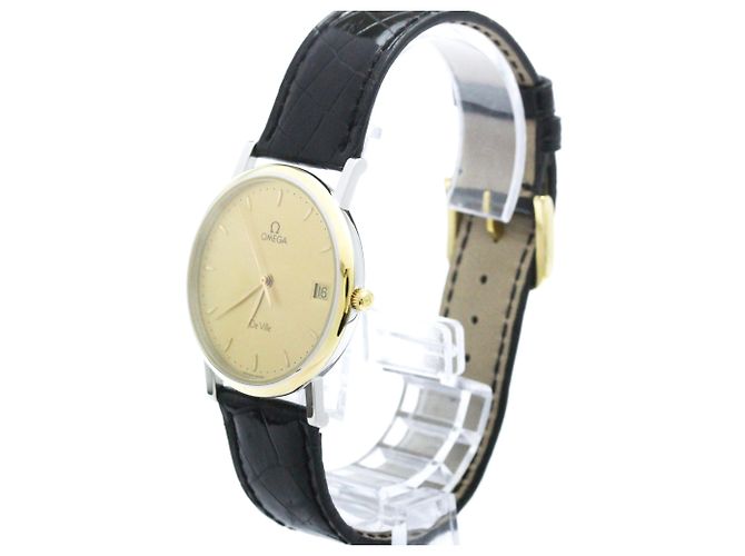 Orologio OMEGA De Ville Quartz placcato oro - vista 2