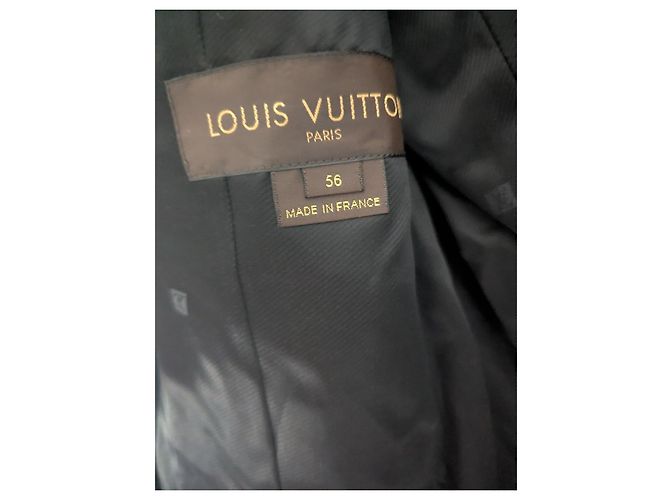 Giacca Louis Vuitton in velluto nero - vista 10