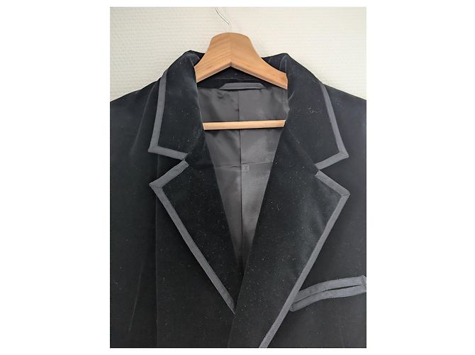 Giacca Louis Vuitton in velluto nero - vista 2