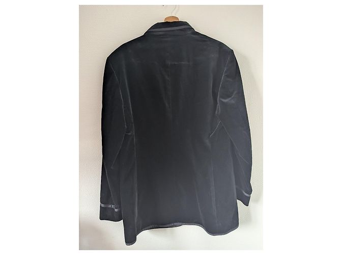 Giacca Louis Vuitton in velluto nero - vista 7