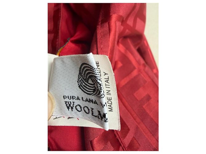 Fendi FF Monogramm Mantel Rot - Ansicht 4