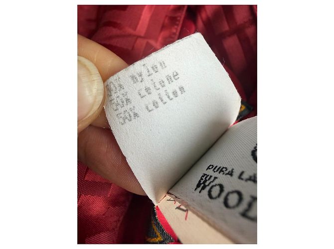 Fendi FF Monogramm Mantel Rot - Ansicht 5