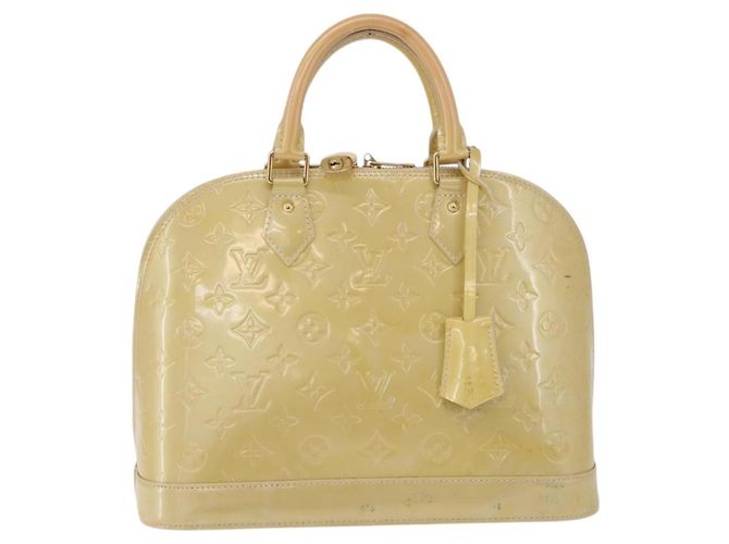 LOUIS VUITTON Monogram Vernis Alma PM Hand Bag Broncorail M91445 LV Auth ka6864 - Jerrillo - vue 2