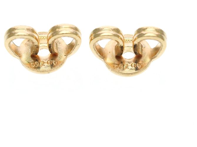 Pendientes de botón Gucci Double G Pink Gold - vista 9