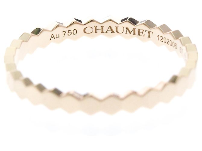 Anello Fascia Bead de Chaumet in Oro Rosa - vista 5
