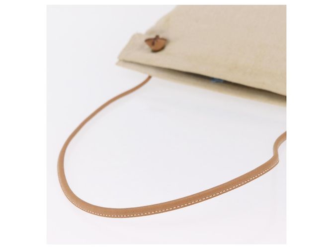 Hermès HERMES Aline Shoulder Bag Canvas Beige Auth ka6877 - Jerrillo - vue 8