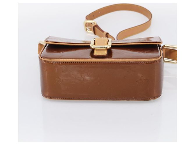 LOUIS VUITTON Monogram Vernis Christie GM Bag Bronze M91107 LV Auth ka6896A - Jerrillo - vista 10