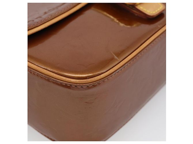 LOUIS VUITTON Monogram Vernis Christie GM Bag Bronze M91107 LV Auth ka6896A - Jerrillo - vista 12