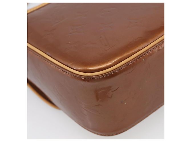 LOUIS VUITTON Monogram Vernis Christie GM Bag Bronze M91107 LV Auth ka6896A - Jerrillo - vista 15