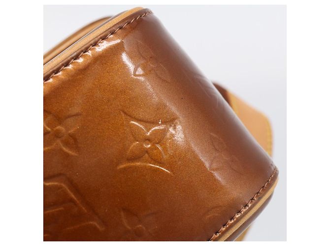 LOUIS VUITTON Monogram Vernis Christie GM Bag Bronze M91107 LV Auth ka6896A - Jerrillo - vista 17