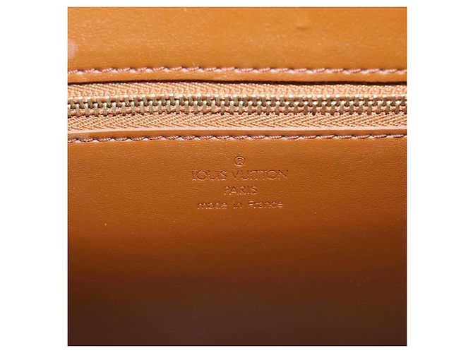 LOUIS VUITTON Monogram Vernis Christie GM Bag Bronze M91107 LV Auth ka6896A - Jerrillo - vista 19