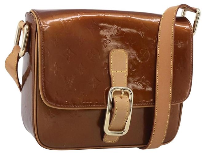 LOUIS VUITTON Monogram Vernis Christie GM Bag Bronze M91107 LV Auth ka6896A - Jerrillo - vista 2