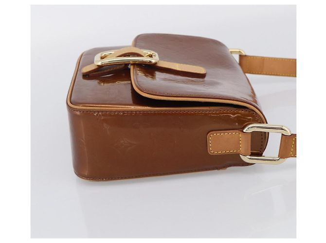 LOUIS VUITTON Monogram Vernis Christie GM Bag Bronze M91107 LV Auth ka6896A - Jerrillo - vista 5