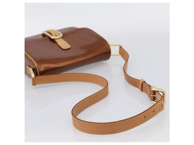 LOUIS VUITTON Monogram Vernis Christie GM Bag Bronze M91107 LV Auth ka6896A - Jerrillo - vista 7