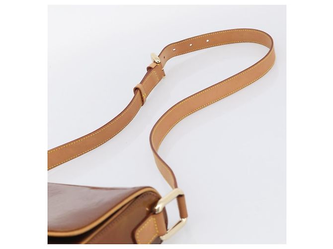 LOUIS VUITTON Monogram Vernis Christie GM Bag Bronze M91107 LV Auth ka6896A - Jerrillo - vista 9