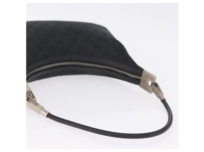 GUCCI GG Canvas Shoulder Bag Black Silver 001 3812 2123 Auth mr3137 - Jerrillo - vista 7