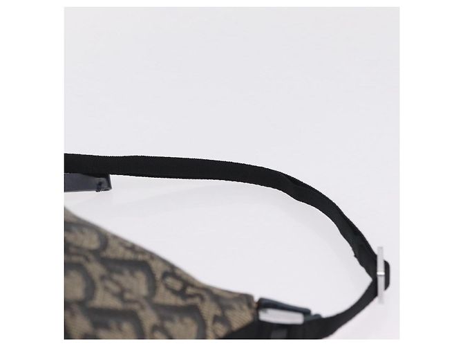 Christian Dior Trotter Canvas Accessory Pouch Navy Silver Auth mr3128A - Jerrillo - vue 8
