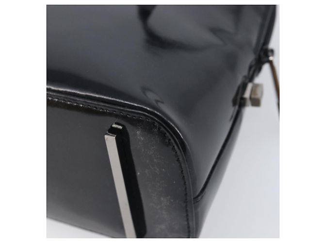 GUCCI Shoulder Bag Patent leather Silver Black 001 3261 Auth mr3142 - Jerrillo - vista 12