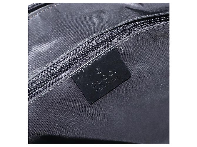 GUCCI Shoulder Bag Patent leather Silver Black 001 3261 Auth mr3142 - Jerrillo - vista 18