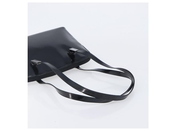 GUCCI Shoulder Bag Patent leather Silver Black 001 3261 Auth mr3142 - Jerrillo - vista 7