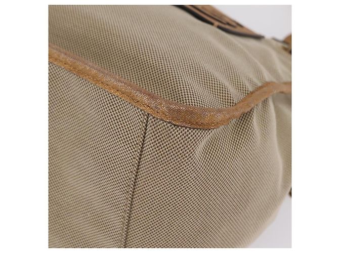 Chloé Chloe Harley Handtasche Canvas Beige Gold Auth mr3153A - Jerrillo - Ansicht 12