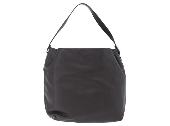 FENDI Shoulder Bag Leather Brown Silver Auth mr3138 - Jerrillo - vista 3