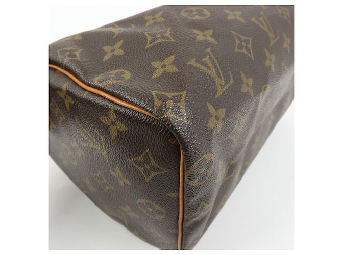 Louis Vuitton Monogram Speedy 25 Boston Bag Hand Bag Brown M41528 - vista 11