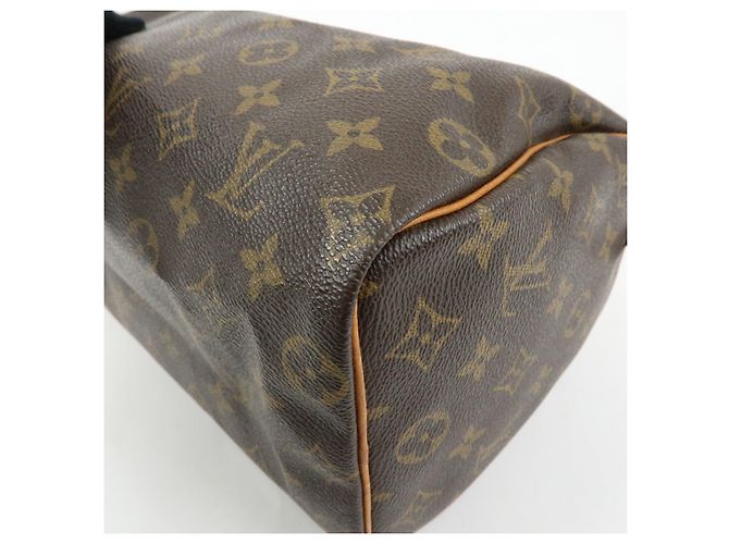 Louis Vuitton Monogram Speedy 25 Boston Bag Hand Bag Brown M41528 - vista 12