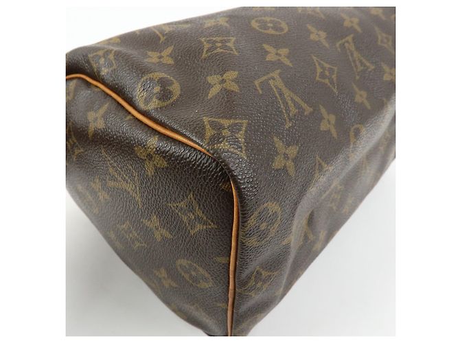 Louis Vuitton Monogram Speedy 25 Boston Bag Hand Bag Brown M41528 - vista 13