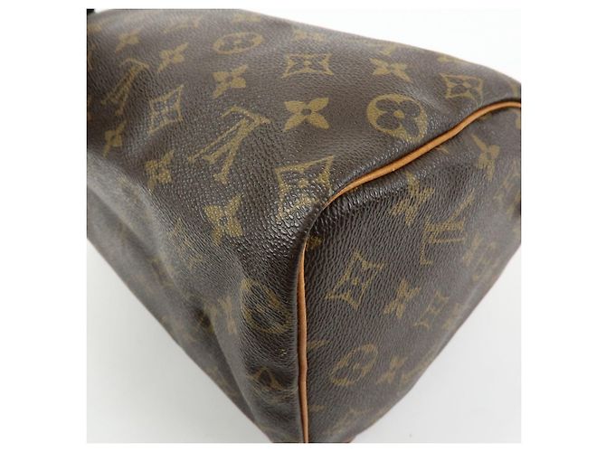 Louis Vuitton Monogram Speedy 25 Boston Bag Hand Bag Brown M41528 - vista 14