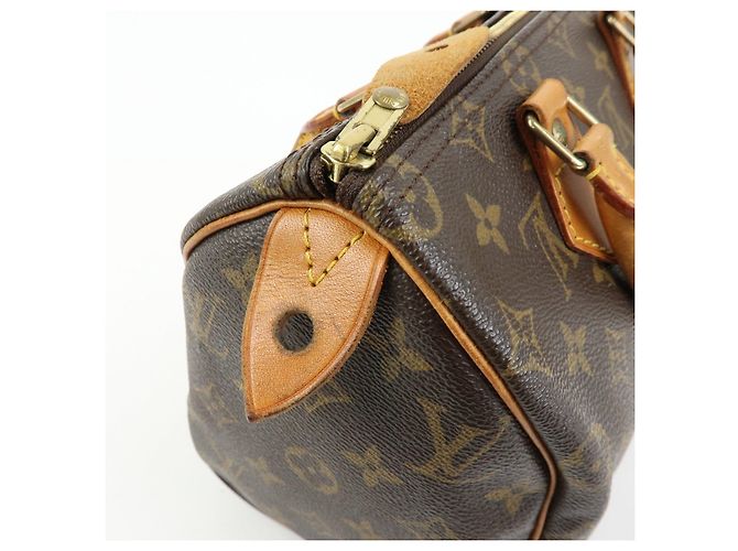 Louis Vuitton Monogram Speedy 25 Boston Bag Hand Bag Brown M41528 - vista 16
