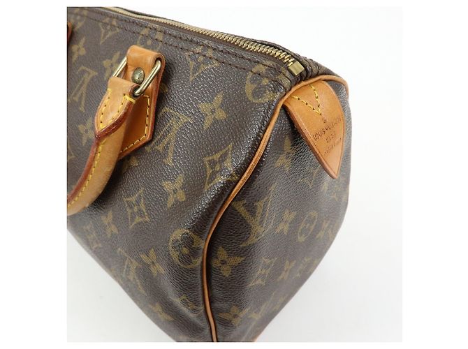 Louis Vuitton Monogram Speedy 25 Boston Bag Hand Bag Brown M41528 - vista 17