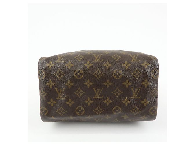 Louis Vuitton Monogram Speedy 25 Boston Bag Hand Bag Brown M41528 - vista 5