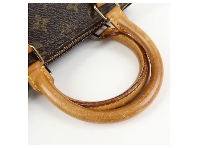 Louis Vuitton Monogram Speedy 25 Boston Bag Hand Bag Brown M41528 - vista 8