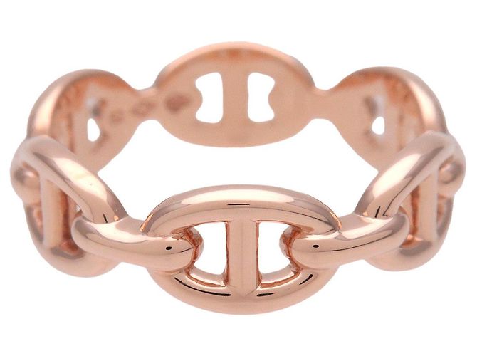 Chaîne d'ancre Hermès HERMES Chaine d'ancre Enchainee Ring PM K18 750PG Rose Gold #52 US6 - Ansicht 2