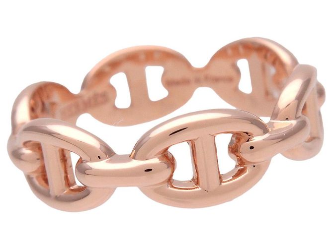 Chaîne d'ancre Hermès HERMES Chaine d'ancre Enchainee Ring PM K18 750PG Rose Gold #52 US6 - Ansicht 6
