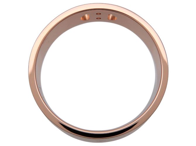 Hermès HERMES H Dunkle PM Diamantring K18 750PG Roségold #54 US7 - Ansicht 3