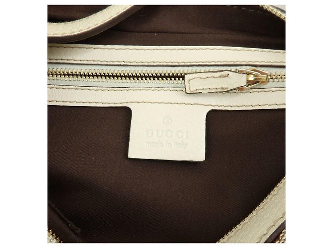 Borsa a tracolla e borsa a mano GUCCI GG Canvas Leather Beige Ivory 153010 - vista 23