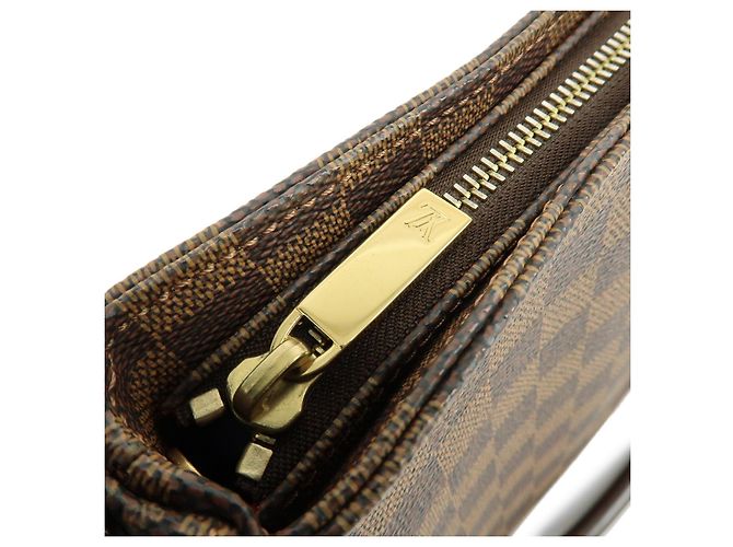 Louis Vuitton Damier Ebene SPO Looping MM Shoulder Bag Brown N51157 - vista 8