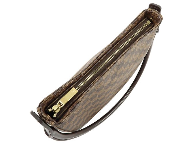 Louis Vuitton Damier Ebene SPO Looping MM Shoulder Bag Brown N51157 - vista 9